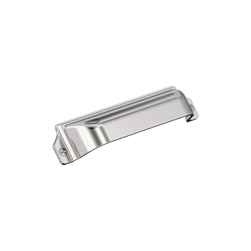 Poignée coupelle 3 po ou 3-3 / 4 po (76 mm ou 96 mm) Haven, Chrome poli, 3 3/4"