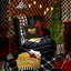 Queen Bee Black Throw Pillow