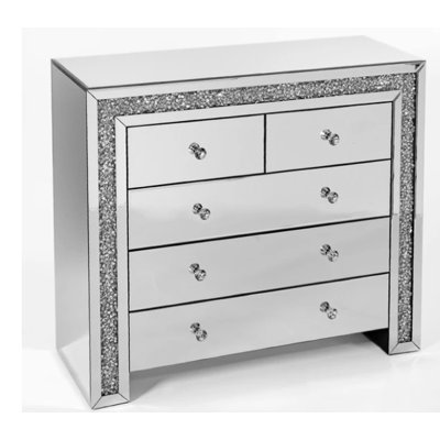 Smithshire 45cm W 5 - Drawer Chest of Drawers