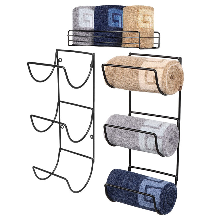 Plastic Development B0B877644P Wall Mounted Towel Rack