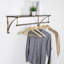 30cm Floating Shelf with Garment Hanger Rod