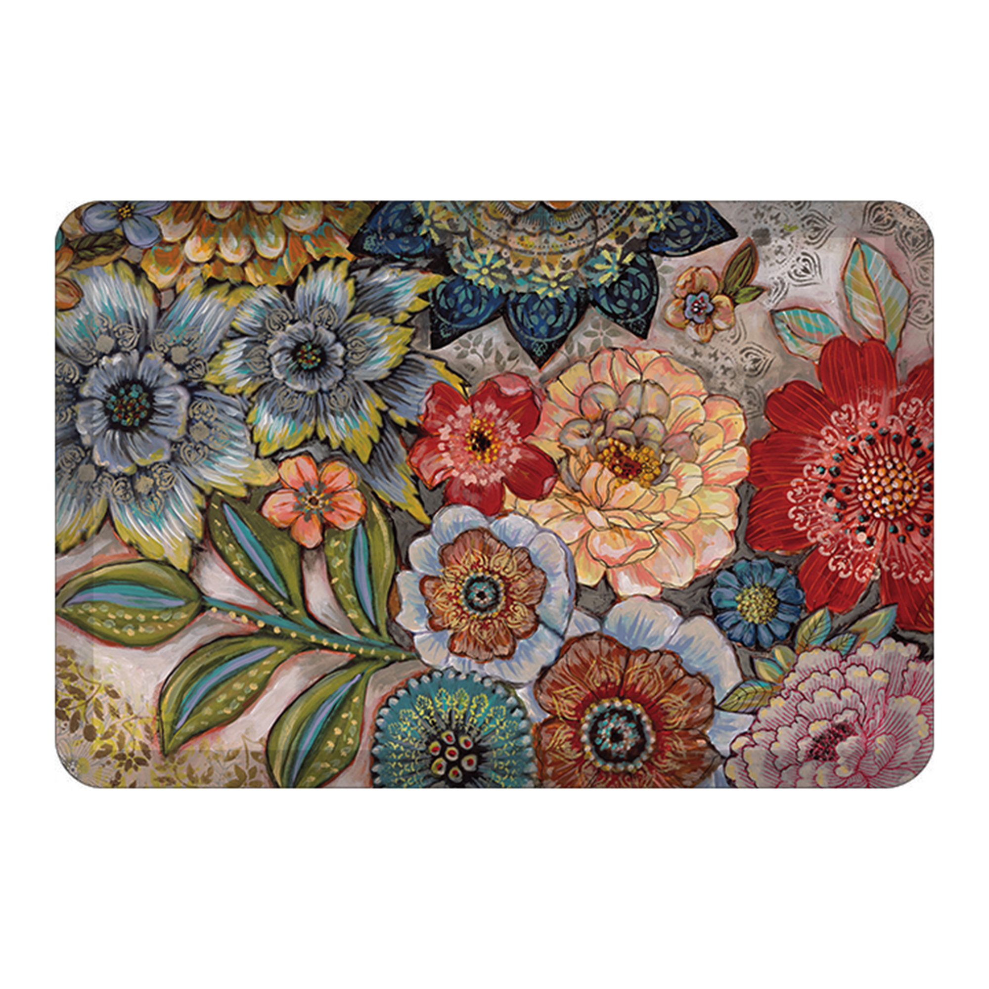 Bungalow Rose Mutlu Boho Bouquet Anti-Fatigue Kitchen Mat & Reviews ...