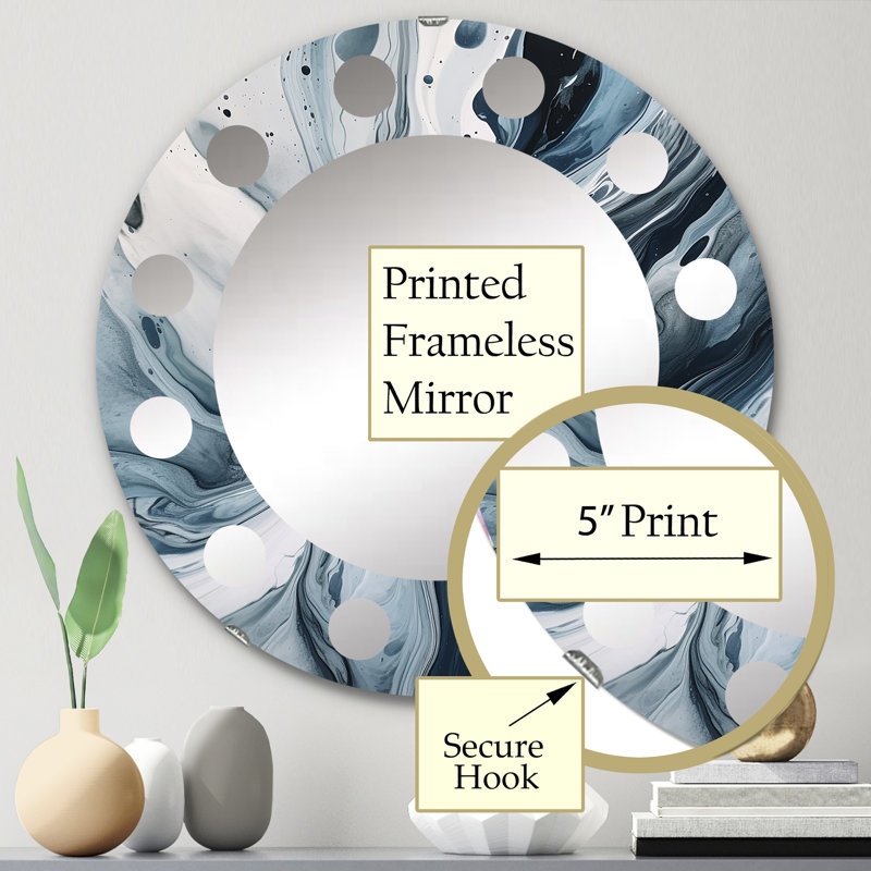 Miroir mural Sellecchia, 24 po x 24 po