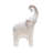 Decorative Ceramic Elephant Figurine with Glam Style for Home Decor - Modern Animal Sculpture Object for Office, or Decorations for Living Room - Silver-1134837616-1134837617