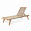 Chaise longue d'extérieur en corde