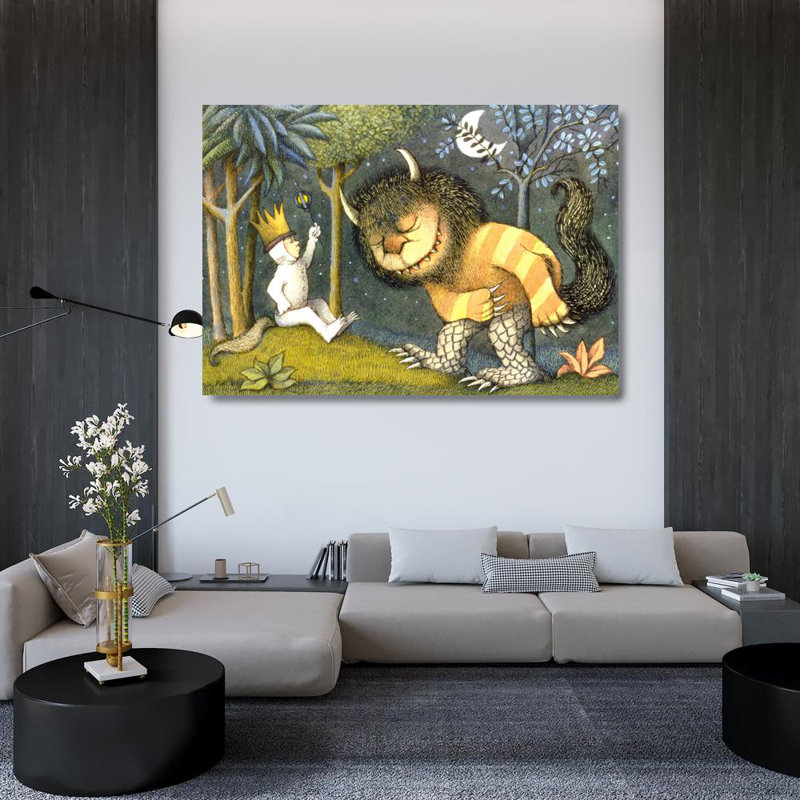 Where The Wild Things Are IMA-S488, H 34 po x l 48 po