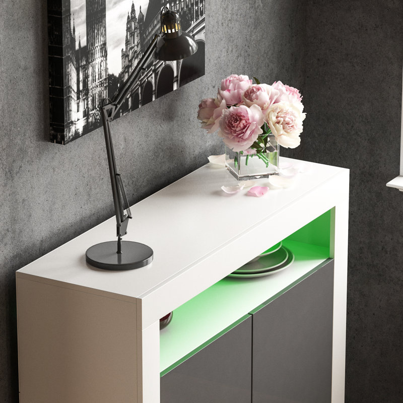 Muskoka 107.01cm Sideboard, White/Grey
