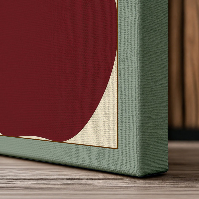 Orchard Still Life Mid-Century - Wrapped Canvas, 18x12 - 45.7 x 30.5 cm, Sage Border