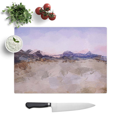 Tempered Glass Death Valley Canyon Chopping Board