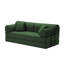 Canapé-lit convertible, canapé-lit pliant en velours côtelé avec cadre de forme fixe, canapé-lit de salon pour chambre à coucher (vert)-624300586