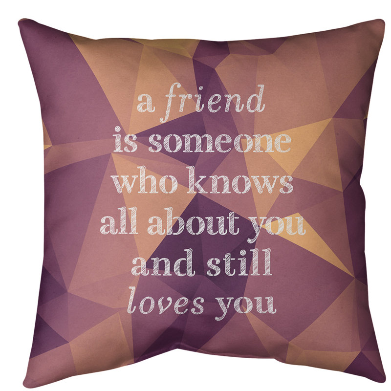 Coussin de sol pierres précieuses Love & Friendship, H 28 po x l 28 po, Morganite