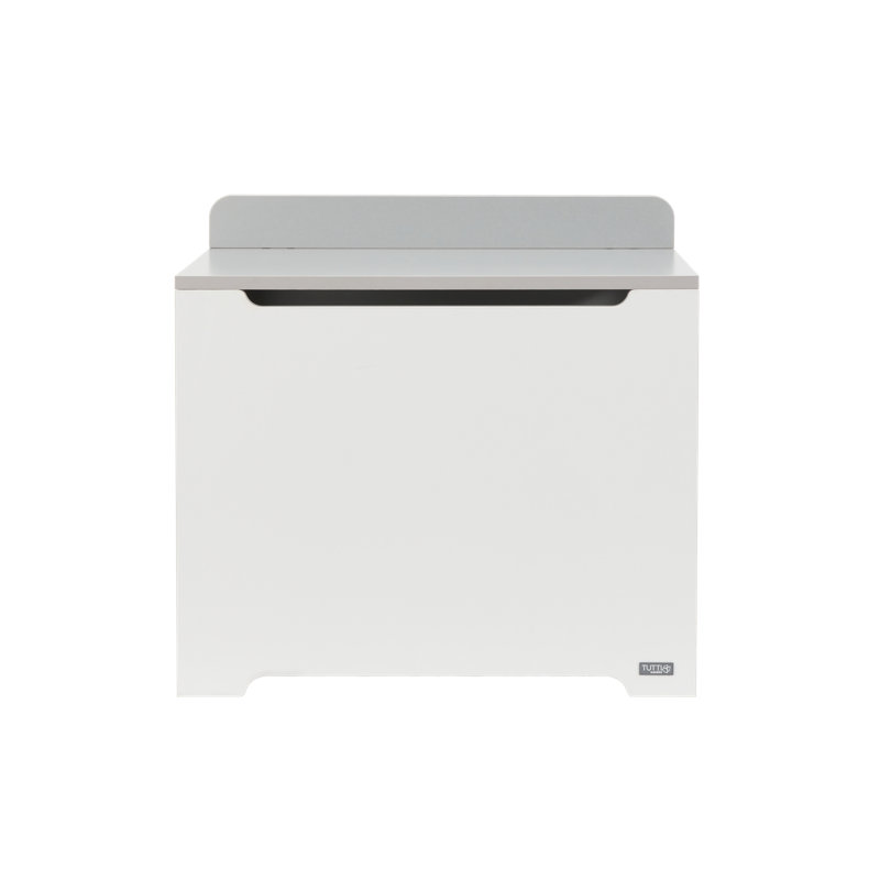 Rio Tutti Bambini Toy Box, White/Dove Grey