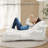 Couch And Lounger Bean Bag Sofa Chair With Premium Sponge For Bedroom,Living Room And Balcony-1096865334