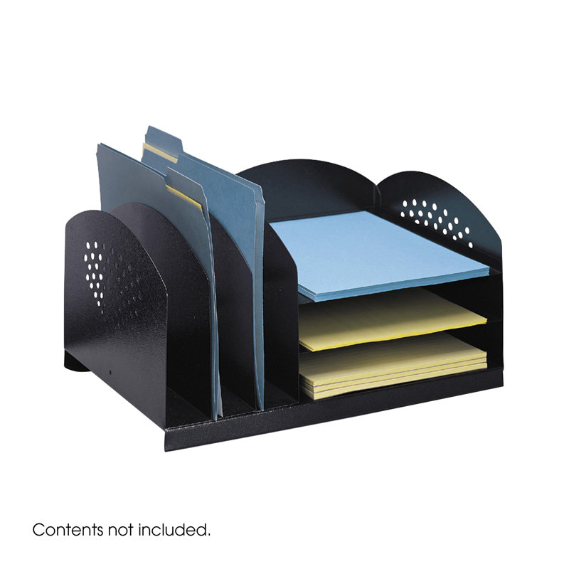 Combination Desk Rack 3 Upright/ 3 Horizontal