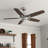 52" Builder Elite 5 - Blade Standard Ceiling Fan with Pull Chain-23681154