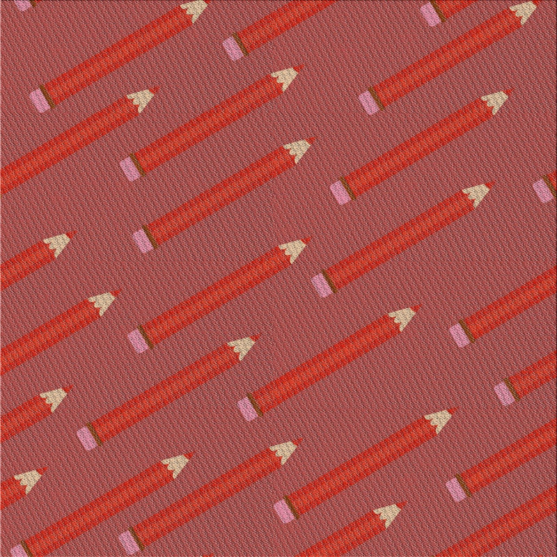 Tapis orange/beige à motifs, Carré 3 pi