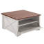 Table basse à plateau relevable en brun et blanc-175760162-175760163