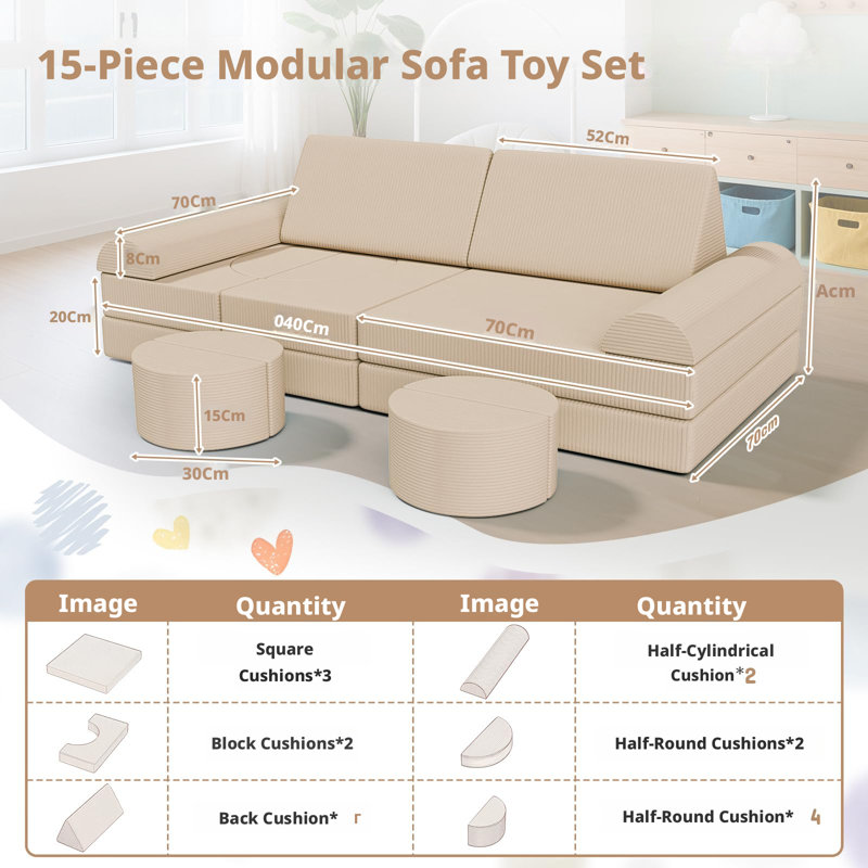 Sofa, Beige