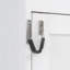 Lit escamotable simple avec 3 tiroirs, blanc