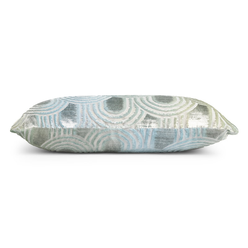 Endless Velvet Pillow Velvet Throw Pillow, Ice