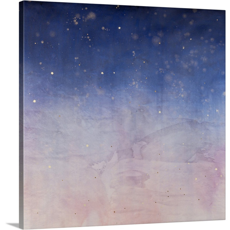 « day stars stars », peinture sur toile, Toile tendue, H 12 po x l 12 po x P 1,25 po