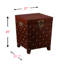 Table de bout avec rangement Hassania
