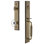 Carré Handleset with Single Cylinder Deadbolt and Provence Door and Rosette