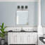 Applique murale pour meuble-lavabo 3 lumières Adabella