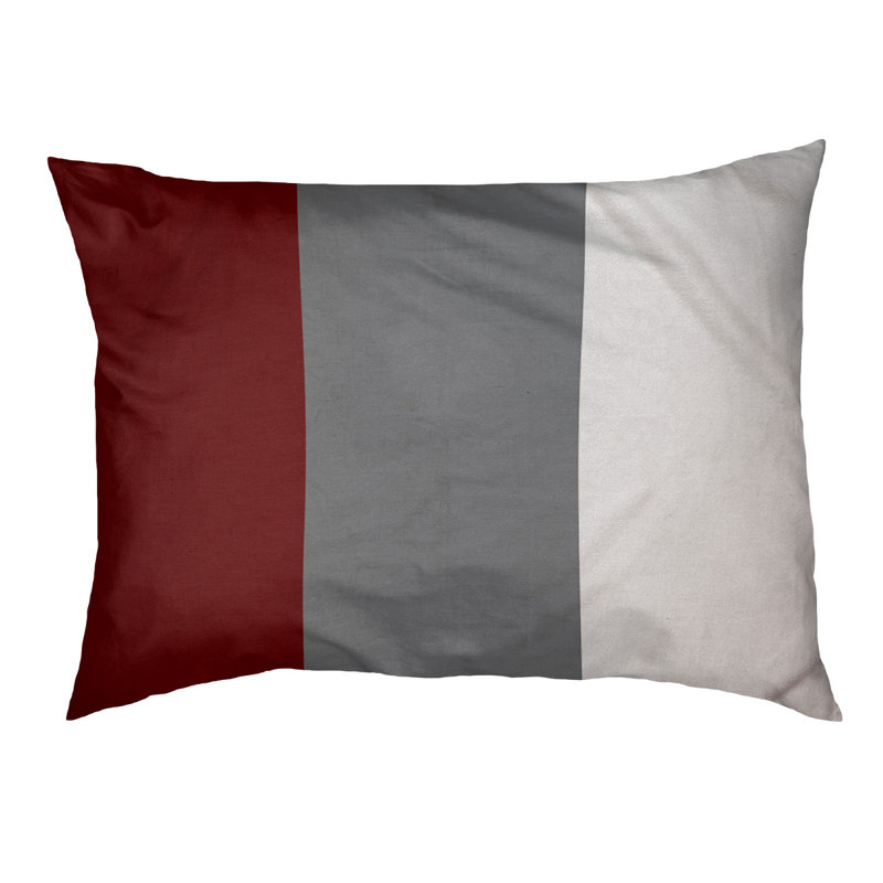 Coussin Milwaukee, Moyen (l 28 po x P 18 po x H 6 po), Marron / milieu gris foncé