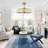 29.1" Caged Ceiling Fan with Dimmable LED Lights and Remote Control