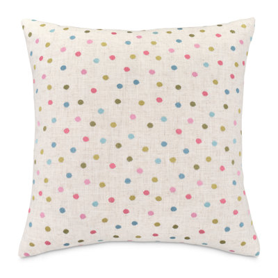Boho Linen Blend Throw Square Pillow Cover & Insert
