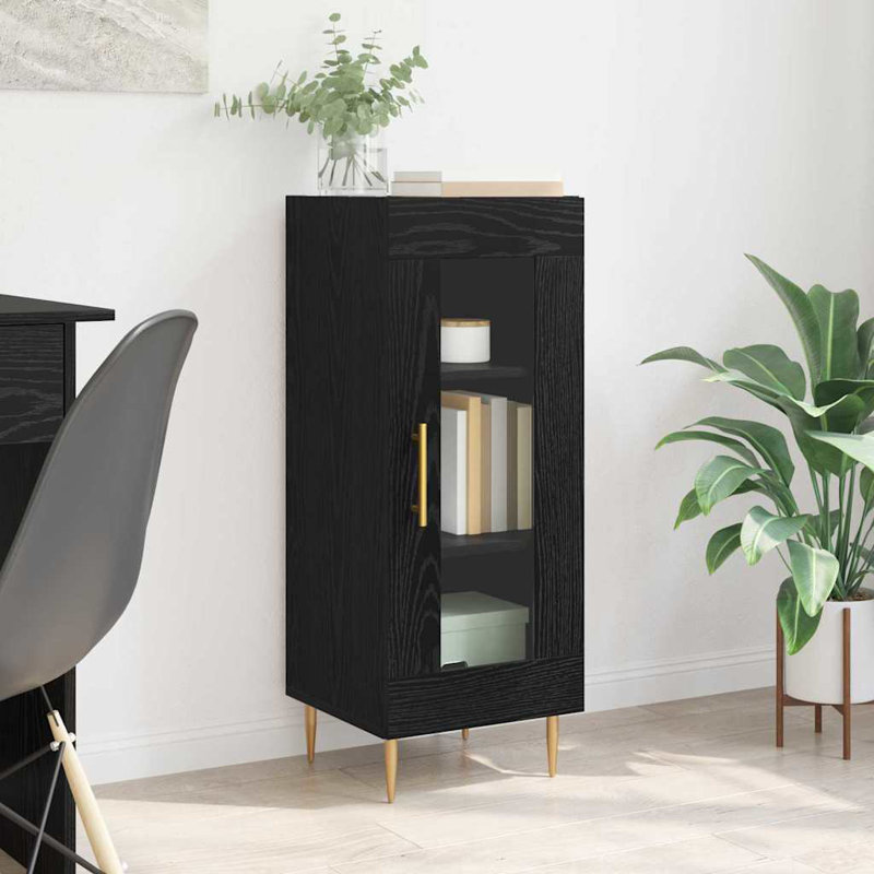 34.5cm Sideboard, Black Oak