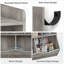 Jerrious 91.4Cm Toy Storage in Grey