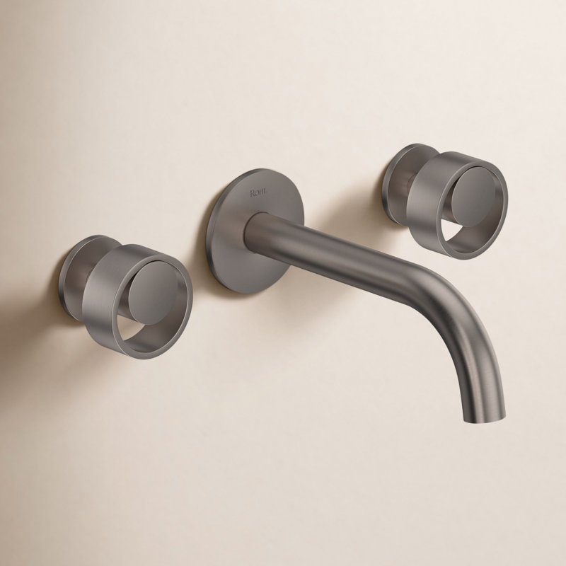 Eclissi™ Wall Mount Bathroom Faucet, Satin Nickel