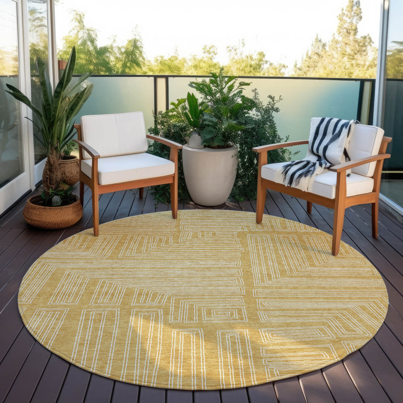 Tapis d'intérieur / extérieur lavable Clayra , 2 pi 6 po x 3 pi 10 po