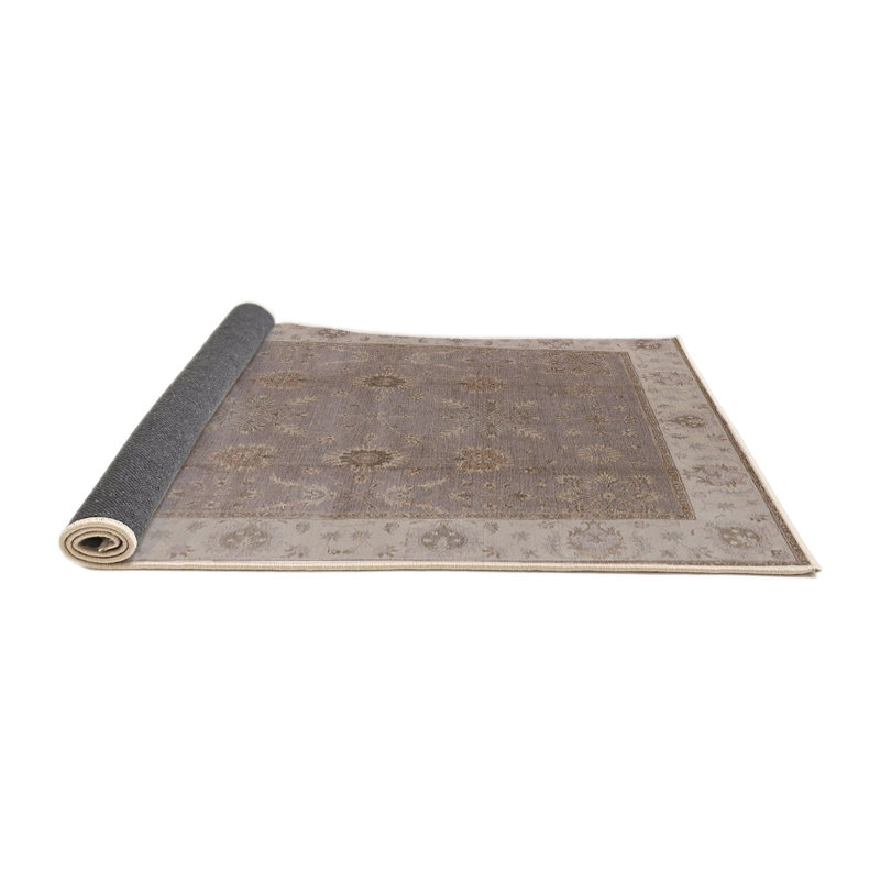 Tapis oriental mauve / beige Muli, Rond 8 pi