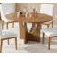 Ensemble de table de salle à manger extensible 5 pièces avec rallonge amovible pour petits espaces-99103450-99103461-99103462-99103463