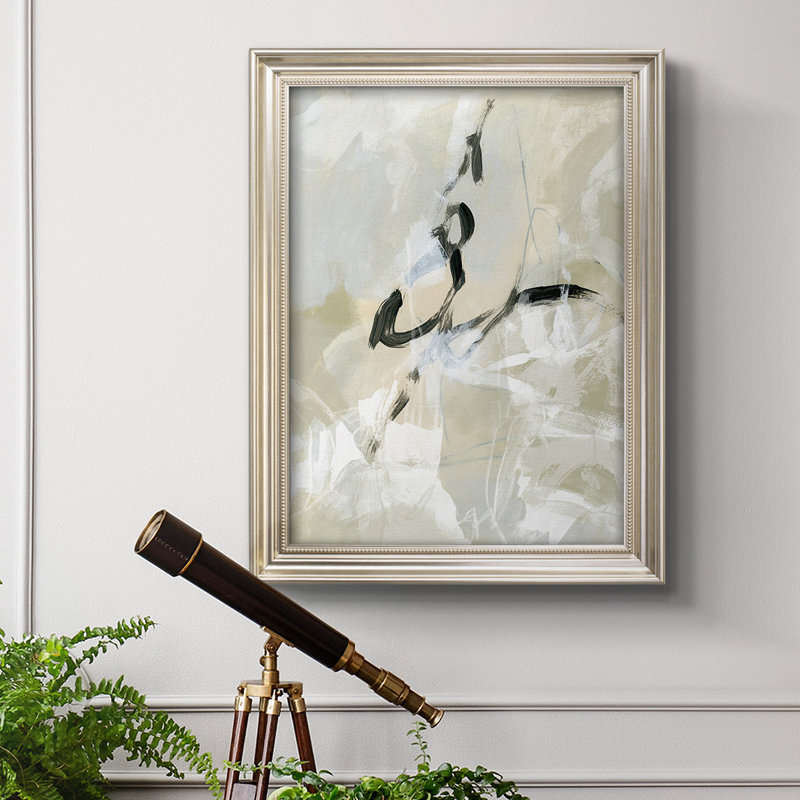 Scribble Veil - reproduction d'art sur toile encadrée, L 29 po x H 41 po