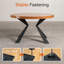 Pieds de table basse en métal Kheops