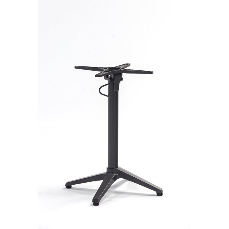Aule Round Metal Folding Outdoor Bistro Table , 55.5cm cm W 55.5cm cm D, Reed green