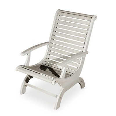 Chaise en bois d'eucalyptus gris Driftwood - pourrie, élégante pour la plantation de sièges de jardin en couleur élégante, extérieure