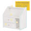 Geneta 51cm W Manufactured Wood Bedside Table