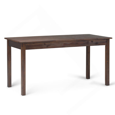 Desk - Distressed Charcoal Brown