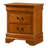 Elegant Oak Nightstand With 2 Drawers-1539788869