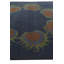 Tapis carré bleu marine Otto