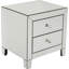 Luxury 2 Drawer Bedside Table