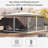 13' x 13' Replacement Mesh Sidewall Netting for Patio Gazebos and Canopy Tents with Zippers (Sidewall Only)