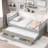 Dywanna Daybed With Trundle And Three Storage Drawers-1637385784