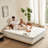 Queen Size Mattress,12 Inch Hybrid Queen Mattress In A Box With Memory Foam And Pocket Spring For Pressure Relief & Comfort Sleep & Zoned Support, Medium Firm,Certipur-US & OEKO-TEX-117336039