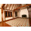 2000s Brown Geometric Modern Contemporary Hooked Rug 10' X 14' Handwoven Wool Carpet